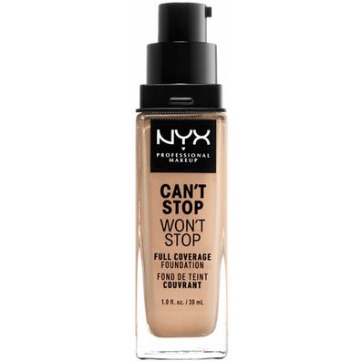 NYX Professional Makeup Can't Stop Won't Stop Full Coverage Foundation Natural 30ml