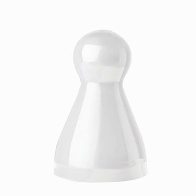 Tischleuchte TOY Glas weiß Spielfigur-Form E14