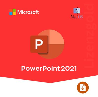 Microsoft PowerPoint 2021 für Mac - Vollversion - Kein Abo