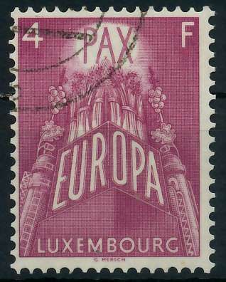 Luxemburg 1957 Nr 574 gestempelt X97D5D6