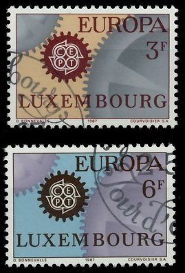 Luxemburg 1967 Nr 748-749 gestempelt X9C8546