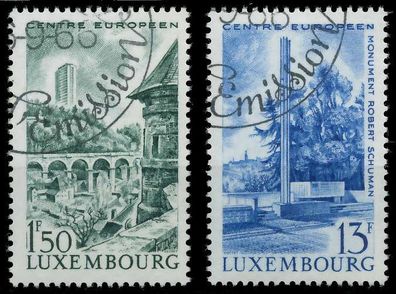 Luxemburg 1966 Nr 738-739 gestempelt X5E008A