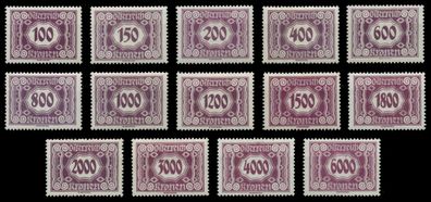 Österreich Portomarken 1922 Nr 118-131 ungebraucht X753CD2