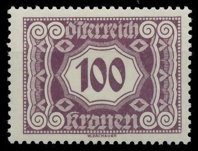 Österreich Portomarken 1922 Nr 118 postfrisch X753CE2