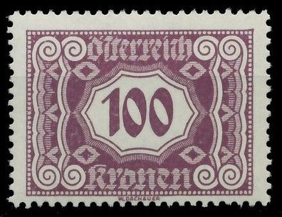 Österreich Portomarken 1922 Nr 118 postfrisch X753CDE