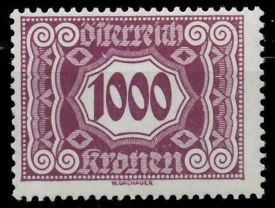 Österreich Portomarken 1922 Nr 124 postfrisch X753D52