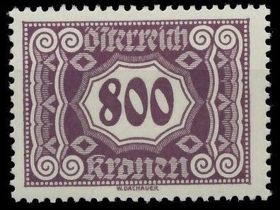 Österreich Portomarken 1922 Nr 123 postfrisch X753D46