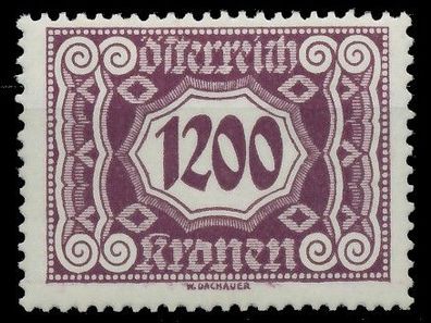Österreich Portomarken 1922 Nr 125 postfrisch X753D5E
