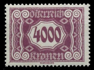 Österreich Portomarken 1922 Nr 130 ungebraucht X753DB2