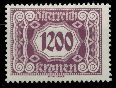 Österreich Portomarken 1922 Nr 125 ungebraucht X753DD2