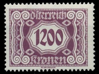 Österreich Portomarken 1922 Nr 125 ungebraucht X753DA2