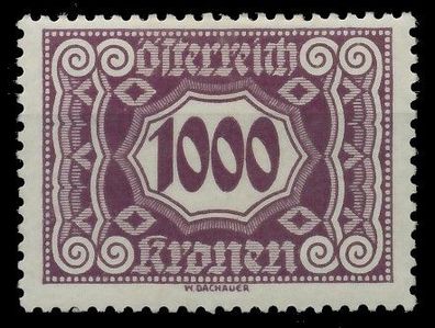 Österreich Portomarken 1922 Nr 124 ungebraucht X753DC2