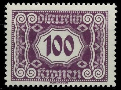 Österreich Portomarken 1922 Nr 118 ungebraucht X753D92
