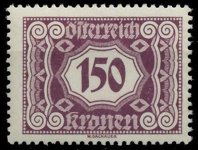Österreich Portomarken 1922 Nr 119 ungebraucht X753DAE