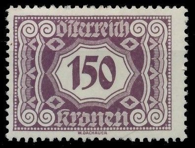 Österreich Portomarken 1922 Nr 119 ungebraucht X753DCE