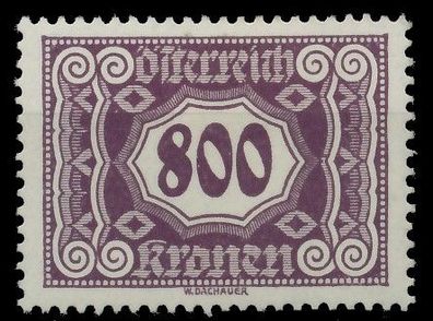 Österreich Portomarken 1922 Nr 123 ungebraucht X753D76