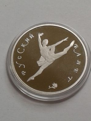 150 Rubel 1994 PP Russland Ballerina Bolshoi Ballett 1/2 Unze Platin i