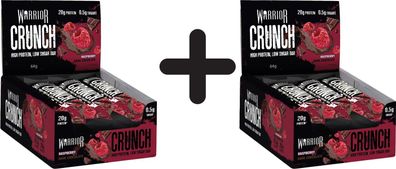 2 x Crunch Bar, Raspberry Dark Chocolate - 12 bars
