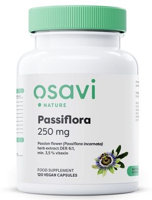Passiflora, 250mg - 120 vegan caps