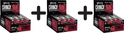 3 x Crunch Bar, Raspberry Dark Chocolate - 12 bars