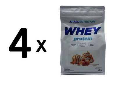 4 x Whey Protein, Caramel Ice Cream - 908g