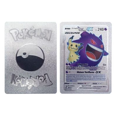 55 Stück GX Silber-Metallic Deutsche Pokémon Karten - Spiel & Spaß in Sammelbox