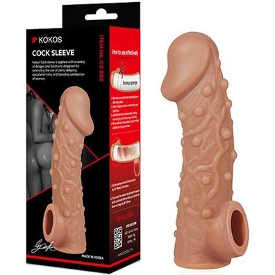 Cock Sleeve CS 002 M Penis- und Hodenstimulator