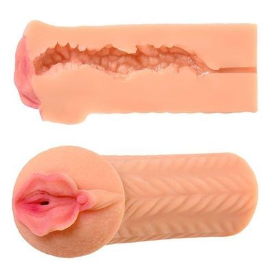 Realistische künstliche Vagina, Masturbator für Männer mit Schamlippen.