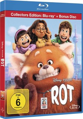 Rot (BR) PIXAR, Turning Red - Disney - (Blu-ray Video / Animation)