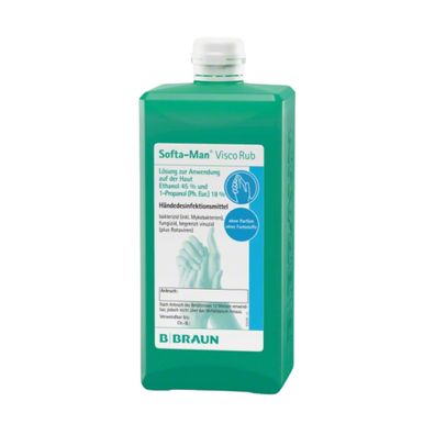 B. Braun Softa-Man® ViscoRub Händedesinfektion- und pflege - 1 Liter | Flasche (1 l)