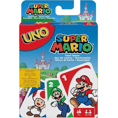 Super Mario UNO Spiel & Sammel Karten - Gesellschaftsspiele Kartenspiele von Mattel