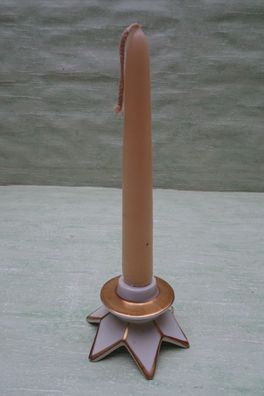 Kerzenleuchter " Stern " creme-gold nr 5066 ca 4x8cm