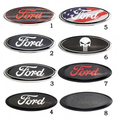 Für Ford Kühlergrill Ford Abzeichen Ford Emblem Metallaufkleber Ford Logo