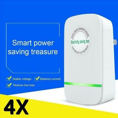 4X Strom energie sparer energie spar box 90v-250v haushalts geräte bill killer