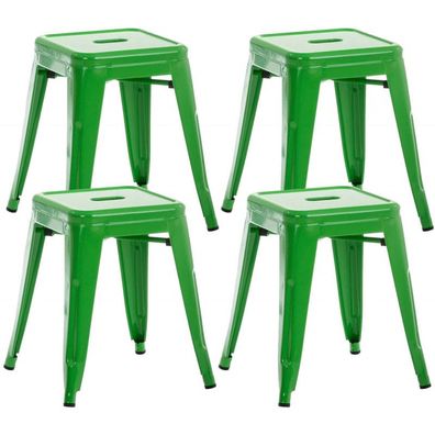 4er Set Hocker Armin (Farbe: grün)