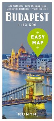 EASY MAP Budapest: 1:12.500 (KUNTH EASY MAP), KUNTH Verlag