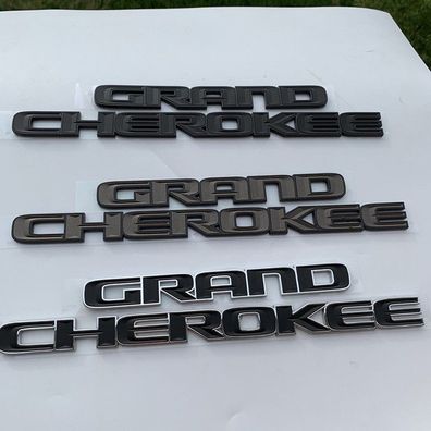 Jeep Grand Cherokee Emblem Logo 55112900AA 55112900AB Schriftzug Aufkleber