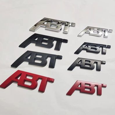 Für ABT Car Aufkleber Badges Auto Trunk Decals Emblem Logo Aufkleber Metal