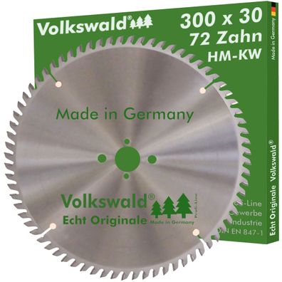 Volkswald ® HM-Kreissägeblatt KW 300 x 30 mm Z=72 Hartfaserplatten
