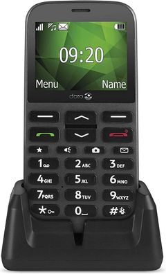 DORO 1370 GSM Mobiltelefon Seniorenhandy Tastenhandy 2,4 Zoll 16 MB anthrazit