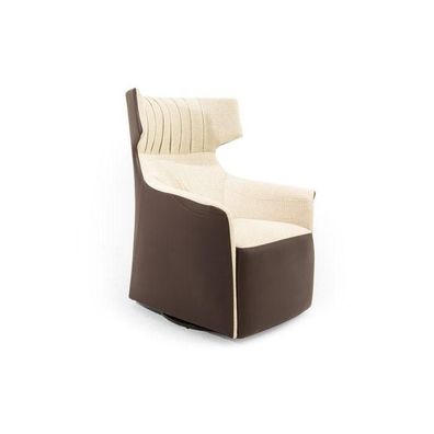 Stil Sessel Modern Design Wohnzimmer Möbel Braun farbe Luxus Neu