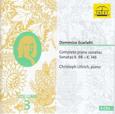 Sämtliche Klaviersonaten Vol.3: Domenico Scarlatti (1685-1757) - Tacet - (CD / Tite