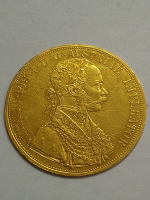 4 Dukaten 1914 Österreich Franz Joseph I. 4 Dukaten 1914 Kaiser Franz J. 13,88g Gold