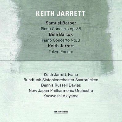 Samuel Barber (1910-1981): Keith Jarrett - Samuel Barber / Bela Bartok - ECM Recor...