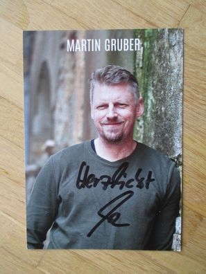SOKO Wien Schauspieler Martin Gruber - handsigniertes Autogramm!!