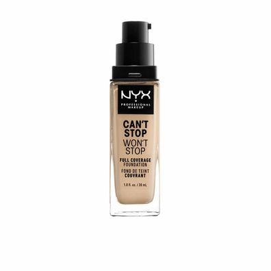 NYX Professional Makeup Can't Stop Won't Stop Full Coverage Foundation Nude 30ml