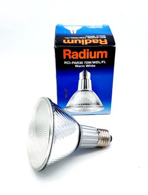 Radium RCI-PAR30 70W/ WDL/ FL Metalldampflampe 30° 230V E27 Warm White Dimmbar