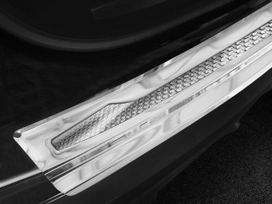 Ladekantenschutz | Edelstahl passend für Porsche Cayenne III 2017 -> "Performance"