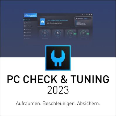 MAGIX PC Check & Tuning 2023 - Aufräumen. Beschleunigen. Absichern. | 1-Jahres-Lizenz