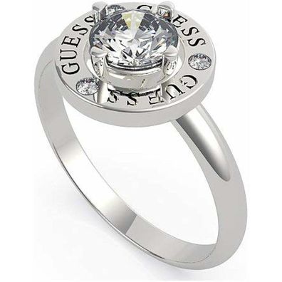 Elegant steel ring with crystal UBR20046 - Circuit: 56 mm